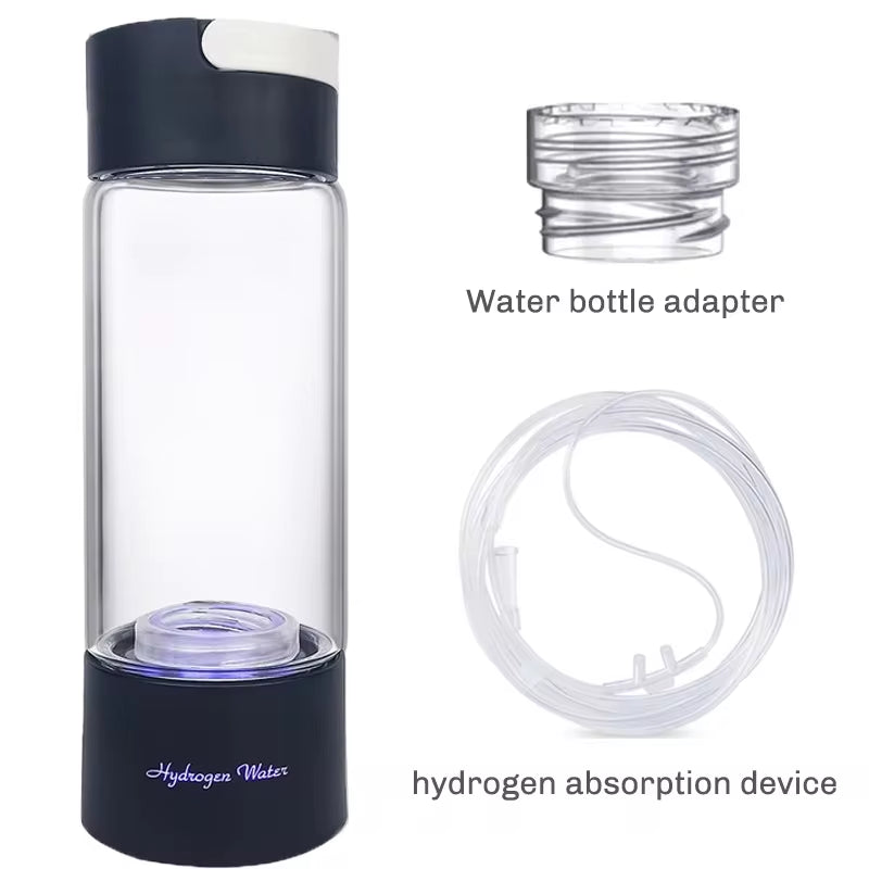 Hydrogen-Rich Water Cup - Portable Electric Ionizer with Titanium Filter for Ultimate Hydration and Health Benefits